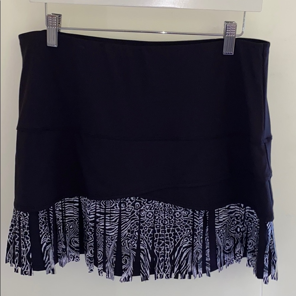NEW Lucky in Love Black Tennis Skirt